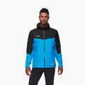 Mammut Convey Tour HS giacca da pioggia da uomo blu ghiacciaio/nero