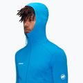Felpa da trekking Mammut da uomo Taiss Light ML con cappuccio blu ghiacciaio 4