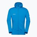 Felpa da trekking Mammut da uomo Taiss Light ML con cappuccio blu ghiacciaio 5