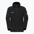 Mammut Massone ML Giacca a vento da uomo con cappuccio nero 4