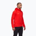 Uomo Mammut Massone ML Giacca a vento con cappuccio Mammut rosso 3