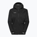 Giacca da pioggia da donna Mammut Ducan Light HS con cappuccio nero