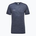 Mammut Tree Wool FL, maglietta da trekking da uomo, marina melange 4