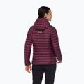 Giacca imbottita da donna Mammut Albula IN Hooded wine/black 2