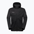 Giacca softshell da uomo Mammut Ultimate VIII Softshell Hooded black 4