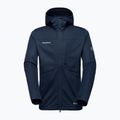 Giacca softshell da uomo Mammut Ultimate VIII Softshell Hooded navy 4