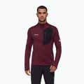 Felpa uomo Mammut Taiss Light ML wine/black