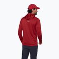 Felpa da trekking da uomo Mammut Crag ML Hooded dark mammut red 3