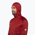 Felpa da trekking da uomo Mammut Crag ML Hooded dark mammut red 5