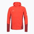 Felpa da uomo Mammut Taiss ML Hooded mammut red/dark mammut