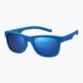 Occhiali da sole Polaroid PLD 8020/S blu/grigio blu multistrato polarizzati per bambini