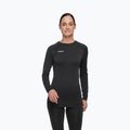 Maglia termica da donna Mammut All-Mountain Seamless BL Mid nero/bianco