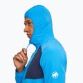 Felpa da trekking uomo Mammut Madris Light ML Hooded Jacket Men glacier blue/marine 5