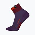 Calze Mammut Hiking Merino Quarter Socks paloja/dark mammut red