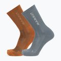 Calze Mammut Multisport Crew Socks 2 pack autumn larice/strata