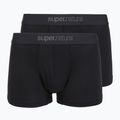 Boxer termici da uomo super.natural Tundra 175 2 paia jet black/jet black