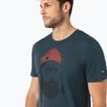 T-shirt uomo super.natural Sailor Tee blueberry/jet black/high risk red 2
