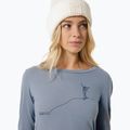 Maglia a maniche lunghe da donna super.natural Bergglück flint stone/blueberry 3