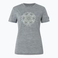 T-shirt donna super.natural Ornament Tee cashmere grey melange/leaf melange/white stone 4