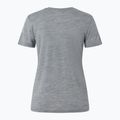 T-shirt donna super.natural Ornament Tee cashmere grey melange/leaf melange/white stone 5