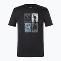 T-shirt uomo super.natural Go Hiking Tee jet black/various 5