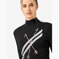 Longsleeve da donna super.natural KryTeeede Col T-Neck Light jet black/white/mountain trail gl/white 3