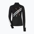 Longsleeve da donna super.natural KryTeeede Col T-Neck Light jet black/white/mountain trail gl/white 4