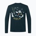Longsleeve da uomo super.natural Apres Ski blueberry/various 6