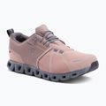 Scarpe da corsa da donna On Cloud 5 Waterproof rosa/fossile