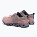 Scarpe da corsa da donna On Cloud 5 Waterproof rosa/fossile 3