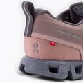 Scarpe da corsa da donna On Cloud 5 Waterproof rosa/fossile 9