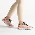 Scarpe da corsa da donna On Running Cloud X 3 rosa/sabbia 2