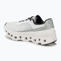 Scarpe da corsa da donna On Running Cloudmonster allwhite 3