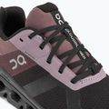 Scarpe da corsa impermeabili da donna On Cloudrunner nero/grape 12