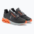 Scarpe da corsa On Running Cloudnova Flux uomo nero/fiamma 5