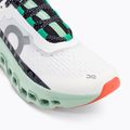 Scarpe da corsa On Cloudmonster undyed bianco/crema da donna 9