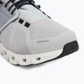 Scarpe da corsa da donna On Cloud 5 Waterproof ghiacciaio/bianco 7