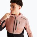 Giacca da corsa On Running Weather Lumos woodrose/nero da uomo 3