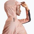 Giacca da corsa On Running Weather Lumos donna color rosa bosco/nero 4