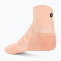 Calzini da corsa On Running Performance Mid rosa/fenicottero da donna 2
