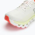 Scarpe da corsa da donna On Cloudflow 4 white/hay 7