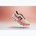 Scarpe da corsa On Cloudmonster 2 undyed/flame da donna 8
