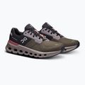 Scarpe da corsa On Cloudrunner 2 Waterproof da donna, oliva/mogano 8