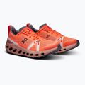Scarpe da corsa On Cloudsurfer Trail flame/dustrose da donna 8