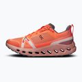 Scarpe da corsa On Cloudsurfer Trail flame/dustrose da donna 10