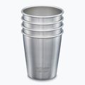 Bicchieri Klean Kanteen 4 pezzi in acciaio inox spazzolato