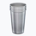 Bicchieri Klean Kanteen da 4 pezzi in acciaio inox spazzolato