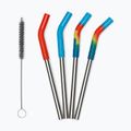 Canotti KLEAN KANTEEN Straw 8 mm Short 4 pcs. multi colored