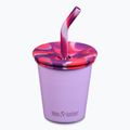 Klean Kanteen Kid's Steel Straw Lid 296 ml tazza con petali di croco