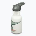 Klean Kanteen Flip Seal Sport Cap Straw 355 ml bottiglia da viaggio per bambini con pattini a forma di dino 2